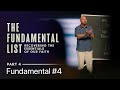The Fundamental List, Part 4: Fundamental #4 // Joel Thomas