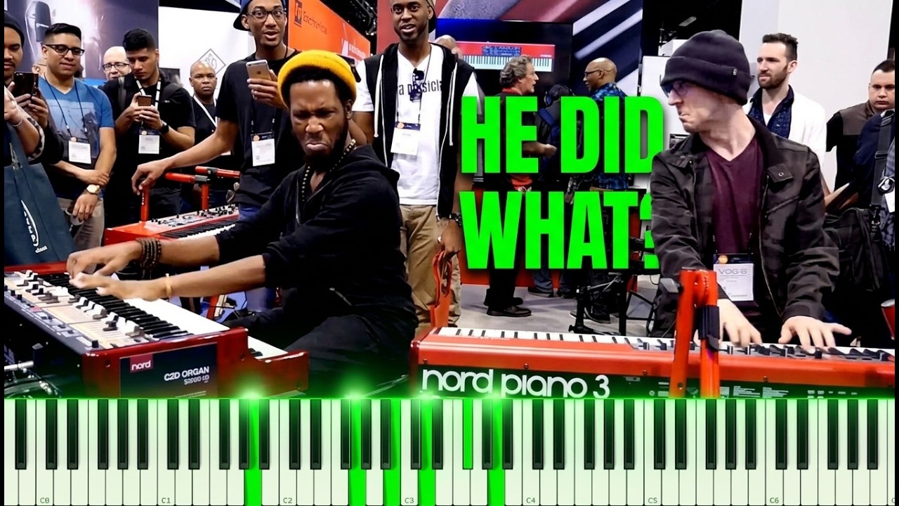 Watch This Pianist Stuns Cory Henry With Nasty 7-3-6 on "No Ways Tired" on YouTube Watch This Pianist Stuns Cory Henry With Nasty 7-3-6 on "No Ways Tired" on YouTube