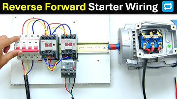 👉 Reverse Forward Motor Starter Wiring | forward reverse power and control circuit diagram |