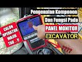 NAMA DAN FUNGSI INSTRUMEN PANEL EXCAVATOR - CALON OPERATOR WAJIB TAU