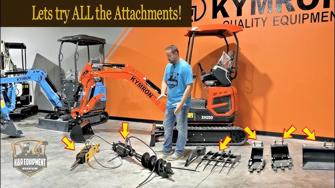 KYMRON Mini Excavator RH14G Vs RH14-3 Comparison, 40% OFF