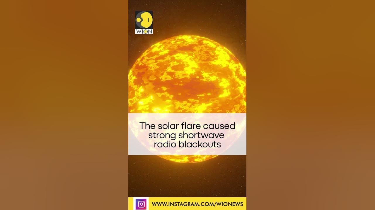 Powerful X-class solar flare erupts from the Sun I WION Shorts