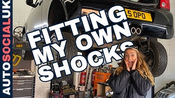 Fitting rear shock absorbers to my VW Lupo GTi - With help from Mod A Mini (Tutorial/how to) UK 4K
