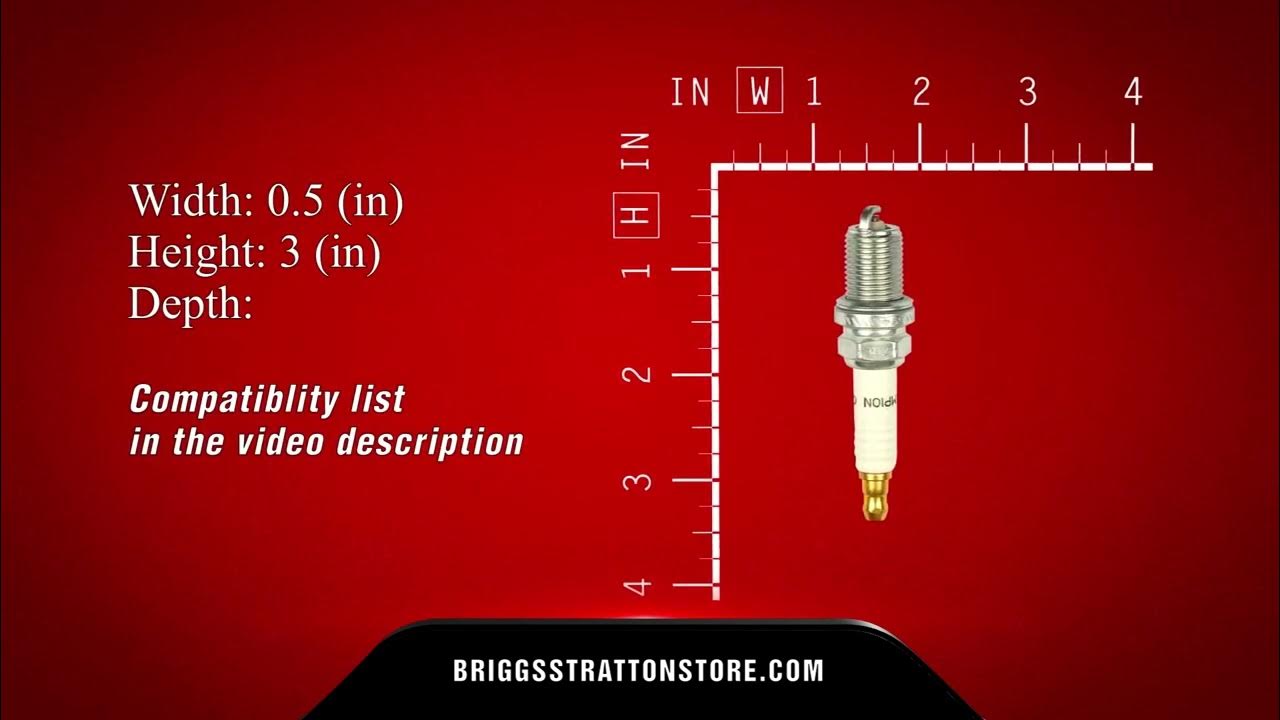 Briggs And Stratton 6.5 Hp Spark Plug 691043 Oem YouTube
