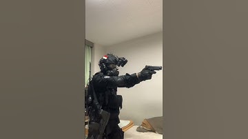 SCP MTF Cosplay Random Reload Drill #scp #cosplay #airsoft #tactical  #reload #indonesia