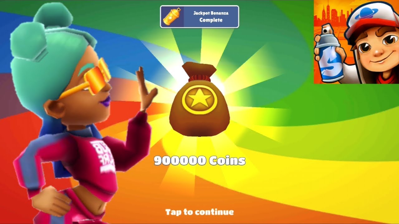 SUBWAY SURFERS 2021 : MEGA JACKPOT GAMEPLAY (JACKPOT BONANZA GOLD AWARD ...