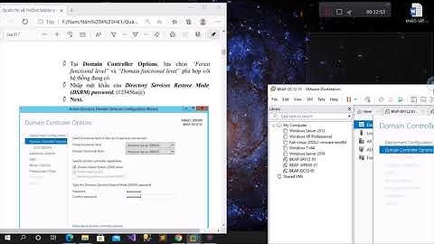 [QUẢN TRỊ MẠNG] - Lab 2.1 - Nâng cấp máy chủ Windows Server 2019 lên Domain Controller & Join Domain
