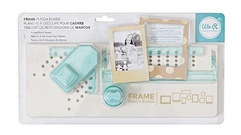 REVU FRAME PUNCH BOARD ( we are memory kippers )