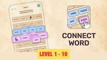 Connect Word Game Walkthrough | Levels 1 to 10