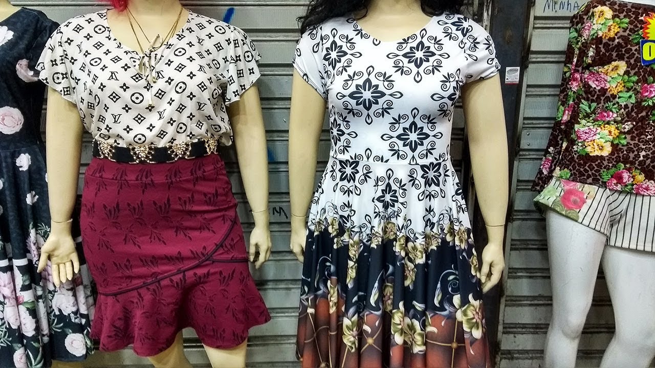 vestidos feira da madrugada