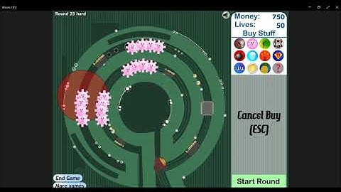 No Tower Upgrades And No Lives Lost (Track 7, Hard, Bloons Tower Defense 3 Challenge)