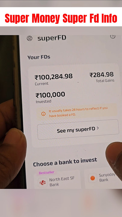 super money fd kaise kare | super money fd details | super money fixed deposit | superfd