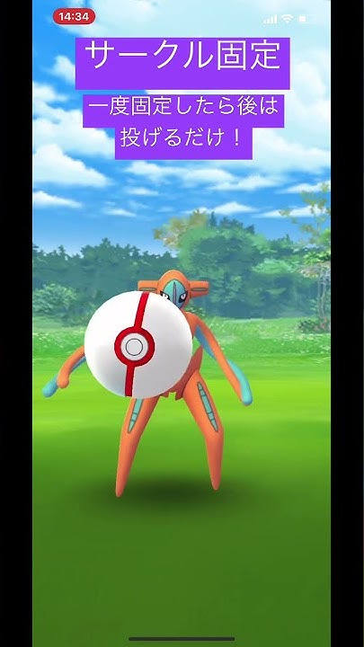 ポケモンgo 世界を震撼させたサークル固定の方法がこちら Youtube