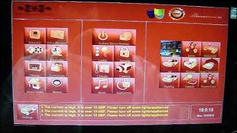 S-PAD Smart PAD Touch screen Home Automation controller with Many Skins by Smarthome-HDL