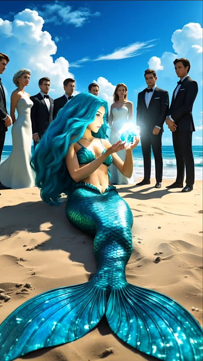 The Mermaid and the Mysterious Diamond |#animation #mermaid #ytshorts