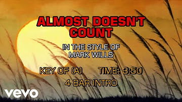 Mark Wills - Almost Doesn