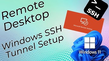 Extern bureaublad via internet: Windows SSH-tunnelinstallatie