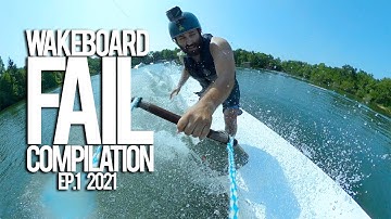 Wakeboard Fail Compilation - Dahu Wake Park - Ep 1. 2021
