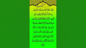 ( Surah Qaf سورة ق )| Ayat 16-21| islam Sobhi القارئ اسلام صبحي