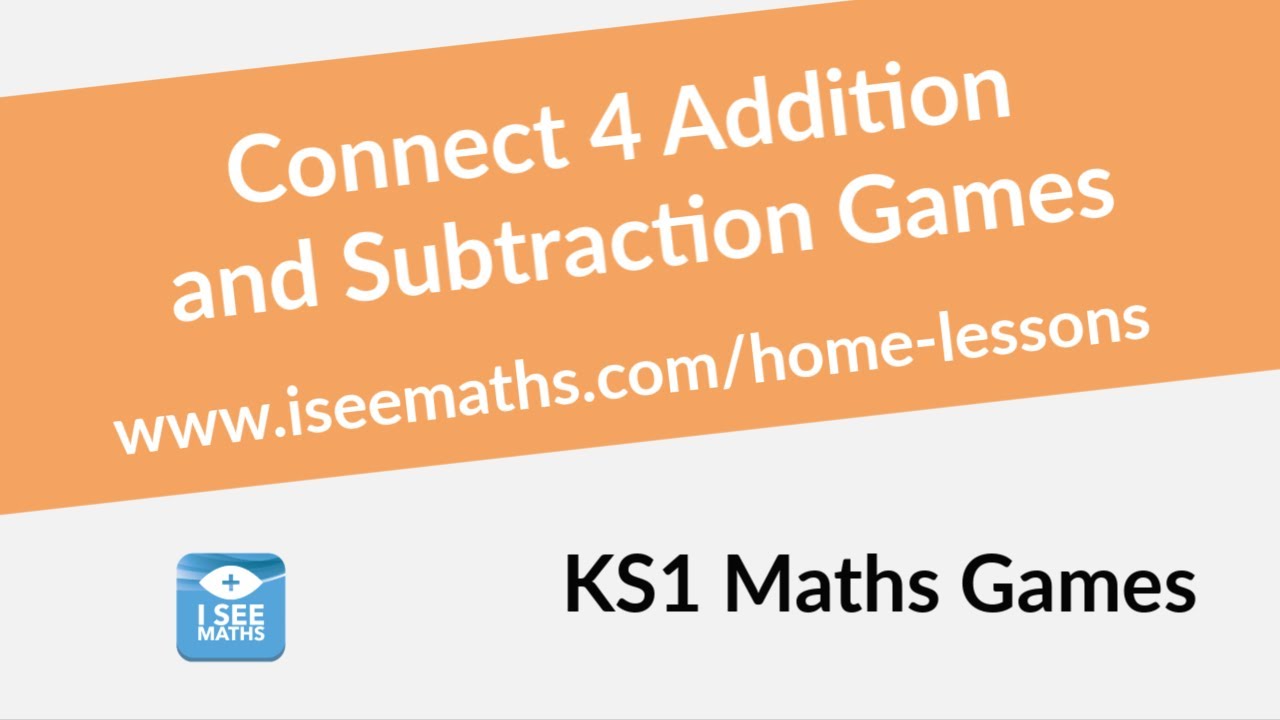 Connect 4 Addition and Subtraction Games, KS1 YouTube