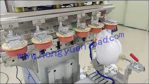 6 Colors Pad Printing Machine for Helmets