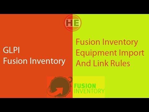 GLPI Fusion Inventory Equipment Import and Link Rules and Test Agent