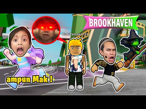 RISKITAMPAN123 BAWA BUNGA MAWAR!! KEJUTAN ULANG TAHUN LEIKA DI BROOKHAVEN WICKED [ROBLOX INDONESIA]