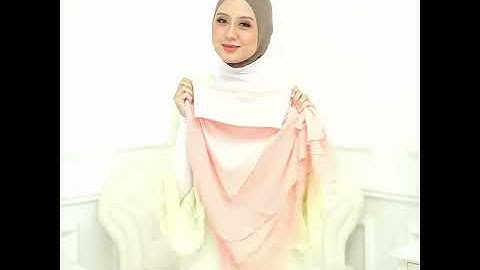 Tutorial Tudung Labuh 3 Lapis - SYAZARA