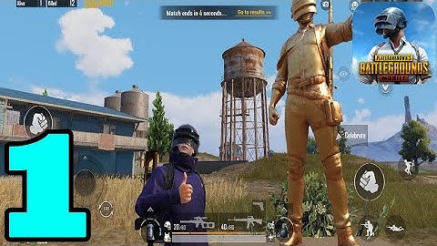 PUBG Mobile - Gameplay Walkthorugh Part 1 Chicken Dinner 1st Place! (Android/IOS)