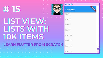 List View: List With 10k Items | Easy Flutter Tutorial Series For Beginners
