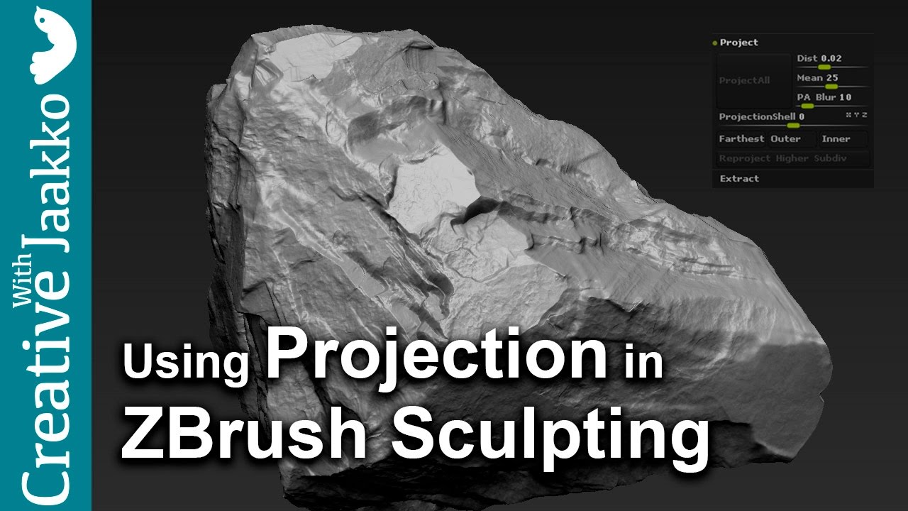 what does distance do in projection zbrush