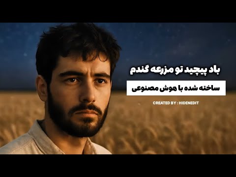 موزیک ویدیو غیر رسمی باد پیچید تو مزرعه گندم از علی سورنا ساخته شده با هوش مصنوعی