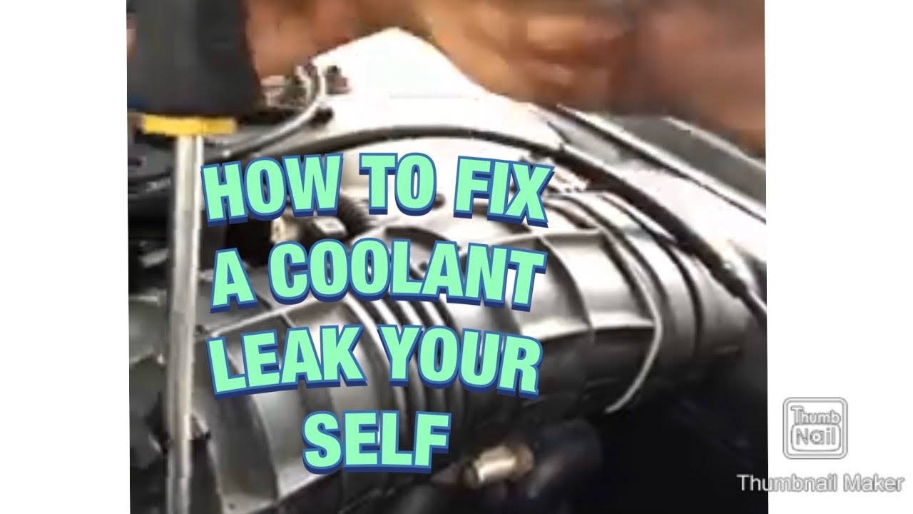 How to fix coolant leak on a Honda Accord - YouTube