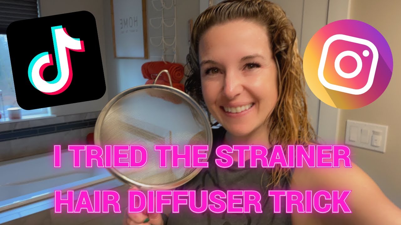 I tried the new Tiktok/Instagram trend of using a pasta strainer to