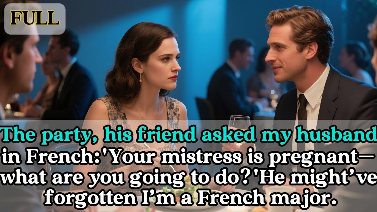 His friend asked my husband in French:'Your mistress is pregnant—what are you going to do?