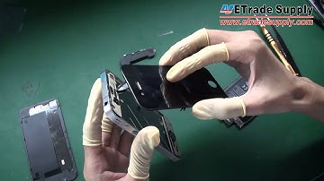 iphone 4 LCD Assembly with Middle Plate testing