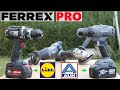 Aldi ferrex pro une gamme pro mais pas pour les pro  vs parkside performance lidl