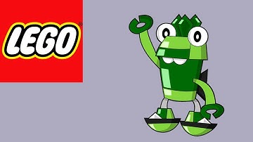 How to build LEGO Mixels Glorp Corp Freezi Breezi - Stop Motion Build  | Bricks and Clay Play