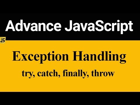 Video: Was ist die Ausnahmebehandlung in JavaScript?