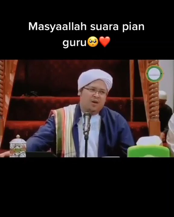 subhanalloh tuang guru 👳, suaranya mirip guru sekumpul...