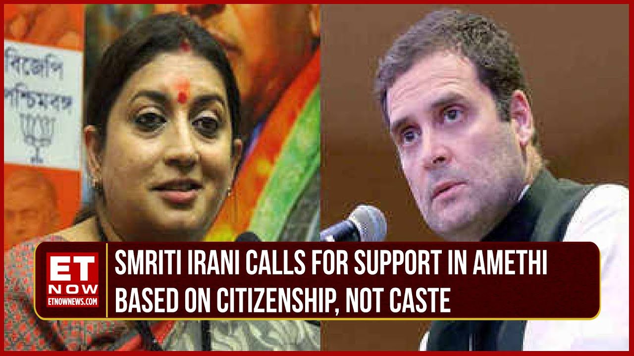 Smriti Irani Calls For Support In Amethi, Slams Congress For