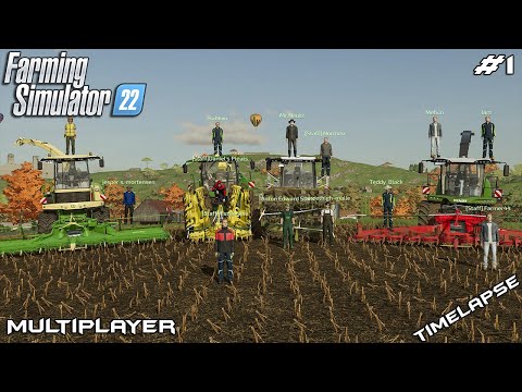 Big Silage Harvest - 4 000 000 Liters | Haut-Beyleron | Multiplayer Farming Simulator 22 | Episode 1