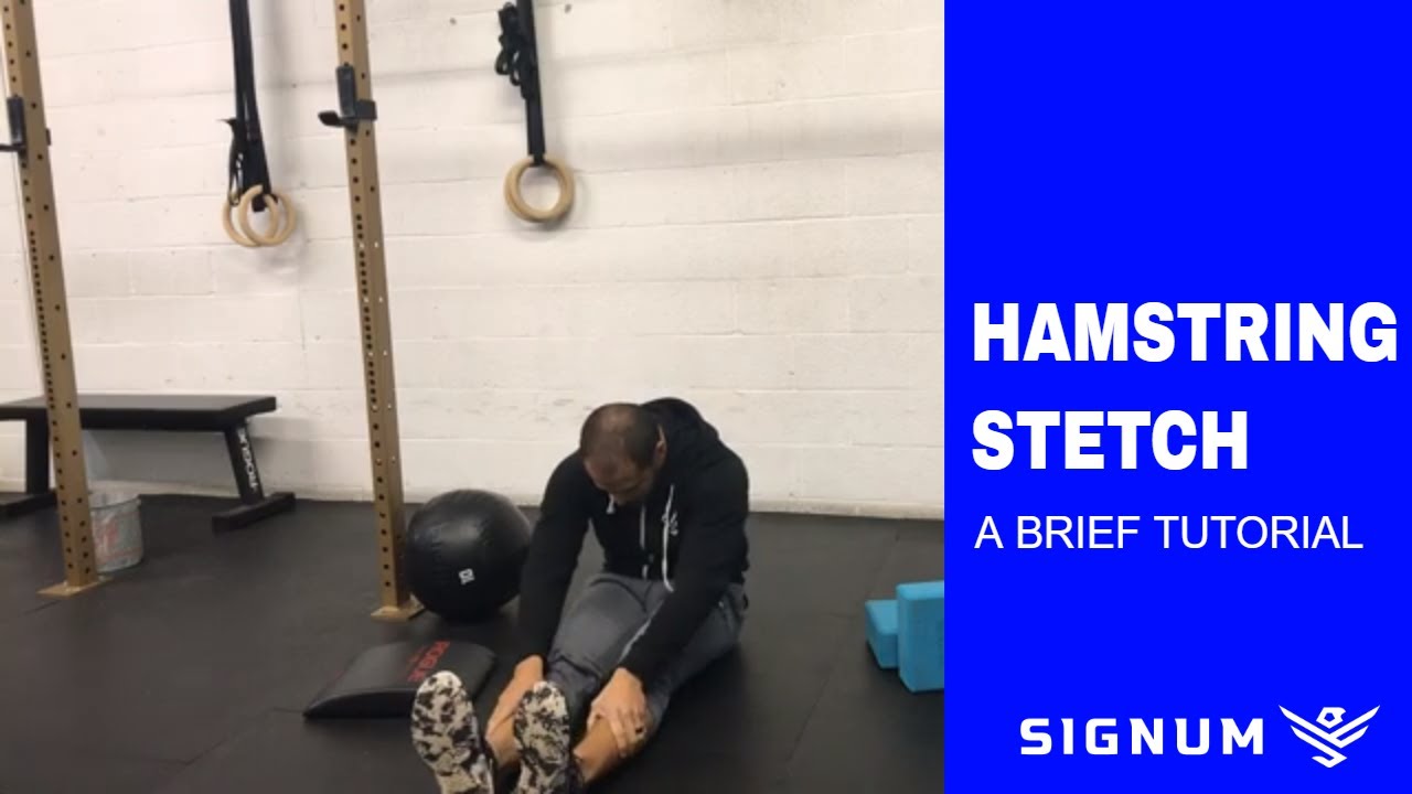 Hamstring Stretch A Tutorial YouTube
