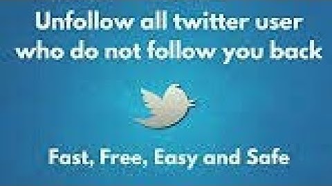 How to unfollow people on n Twitter !!