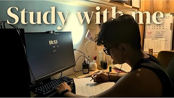 back after soooo longgg | ALL NIGHTER?! | study with me | fire sounds 🔥
