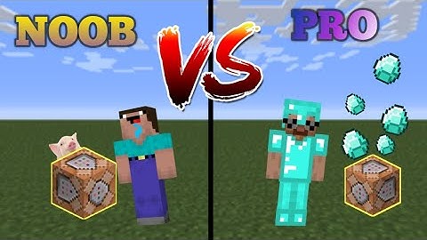 Minecraft NOOB vs PRO: HOW NOOB FOUND MYSTERIOUS COMMAND BLOCK??! Fun Challenge 100% TROLLING