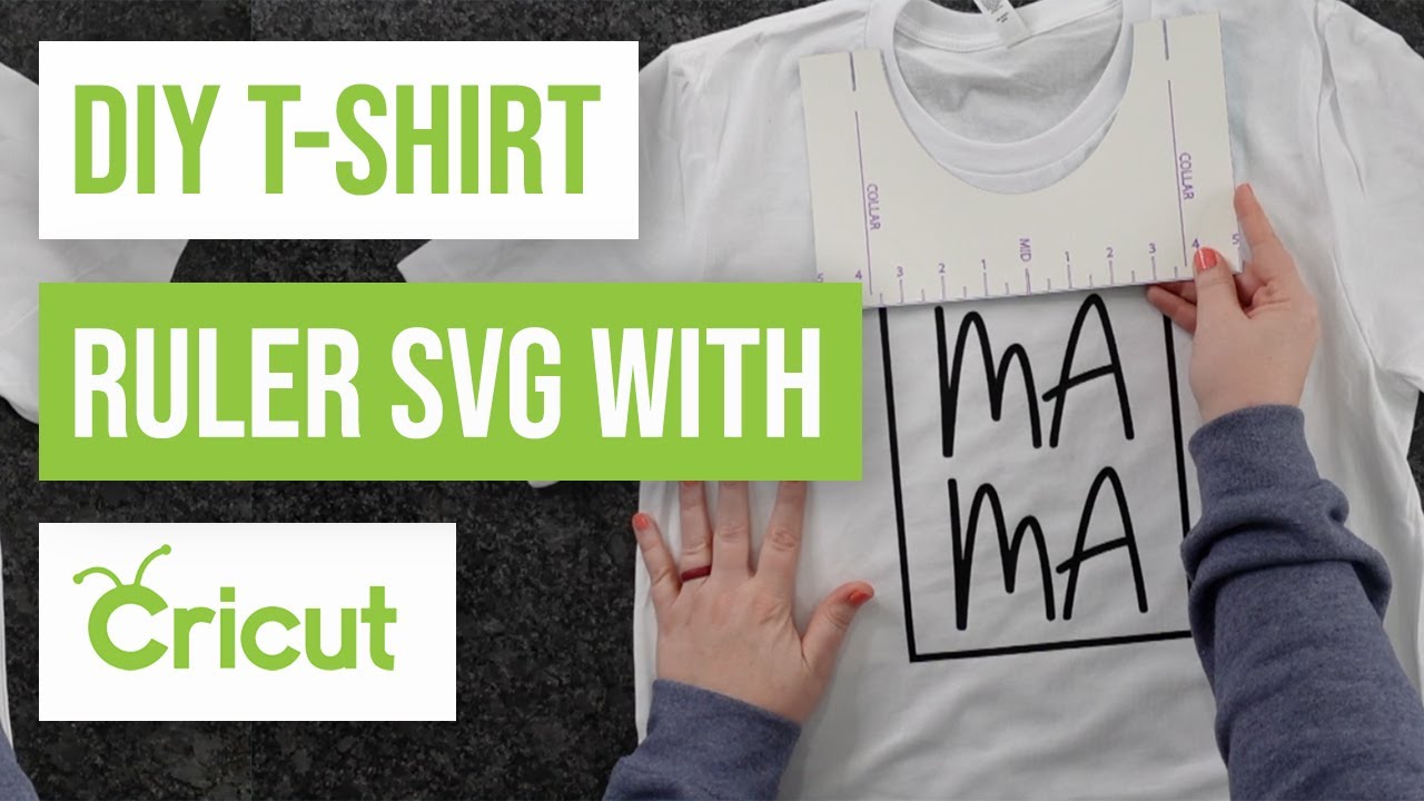 📏 DIY T-Shirt Ruler SVG With Cricut 