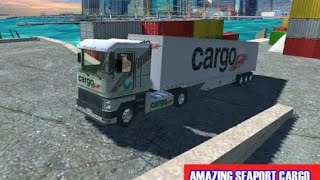 #Android_game#truck_simulator# Cargo truck parking simulator truck Driving game screenshot 4