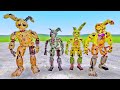 ВСЕ СПРИНГТРАПЫ ФНАФ 3 в ГАРРИС МОД АНИМАТРОНИКИ || Garry's Mod FNAF Springtrap Animatronics