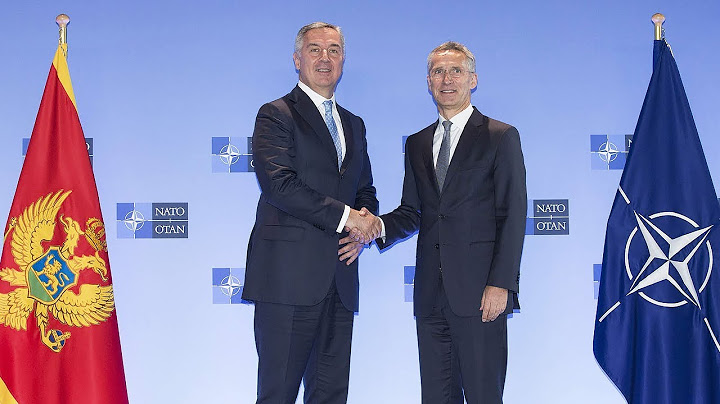 NATO Secretary General with the President of Montenegro Milo Đukanović, 04 JUN 2018